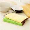 Superfine fiber double-sided dishcloth absorbs water, does not shed fibers, and does not stick to oil. Dishcloth, cleaning cloth, kitchen cleaning cloth Specification image